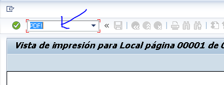 comando para mostrar salida como pdf